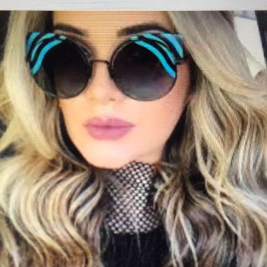 Fendi Aqua Gradient Sunglasses Never Used